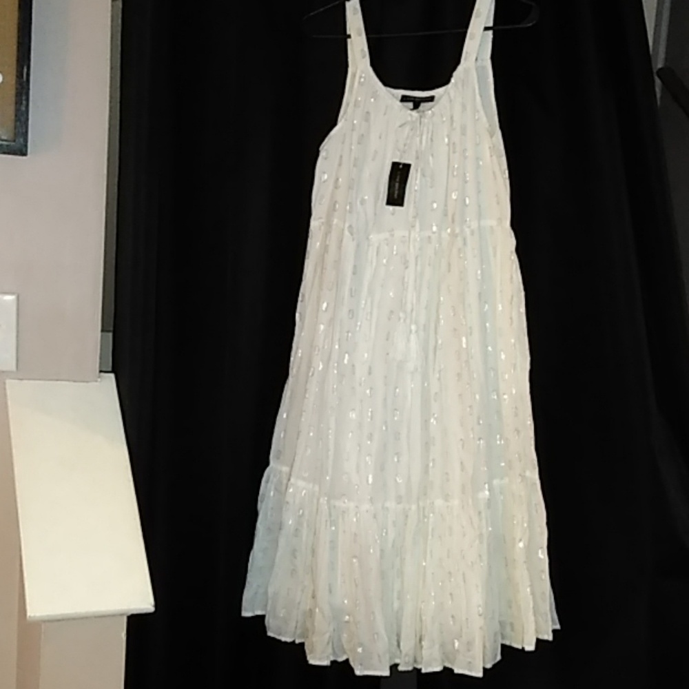 NWT Lane Bryant White Summer Dress 14 16 1x 2x